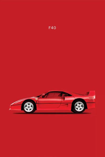 Mark Rogan: Ferrari F40 by Mark Rogan