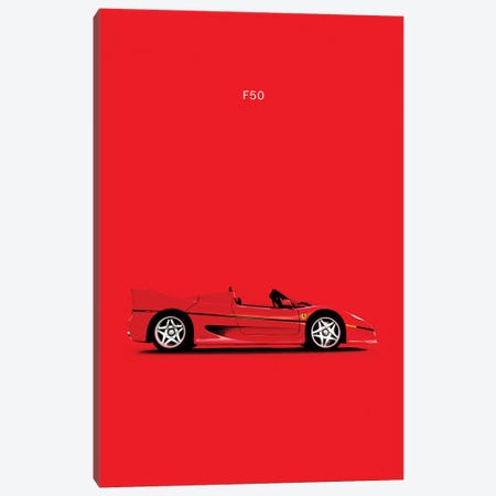 Ferrari F50 Canvas Print #RGN142} by Mark Rogan Art Print