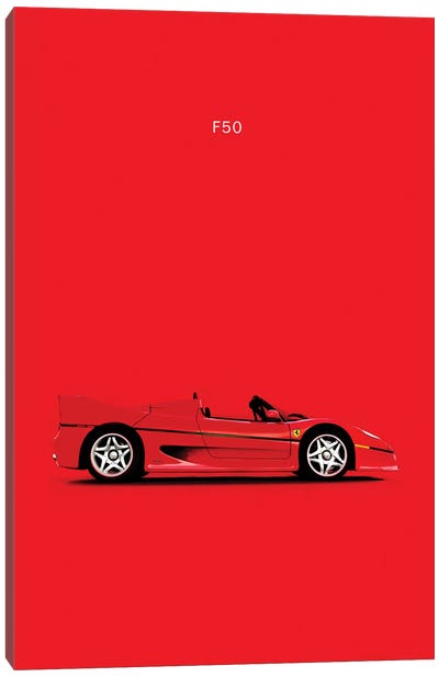 Ferrari F50 Canvas Art Print - Mark Rogan
