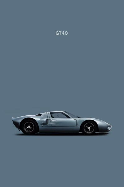 Automobiles: Ford GT40 by Mark Rogan