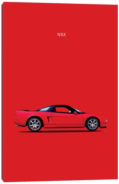 Honda (Acura) NSX Canvas Art Print - Cars By Brand