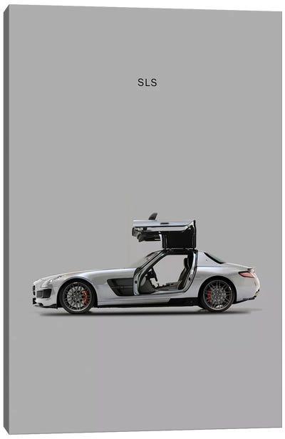 Mercedes-Benz SLS AMG Canvas Art Print - Cars By Brand