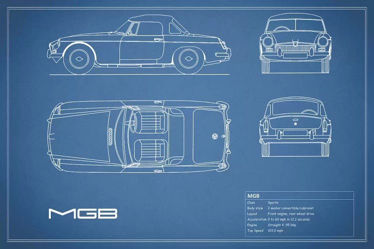 MG MGB (Blue)