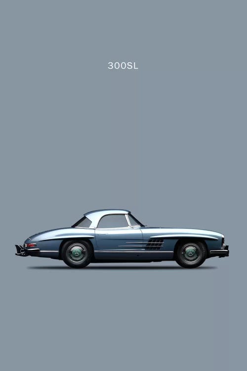 1960 Mercedes-Benz 300 SL by Mark Rogan wall art