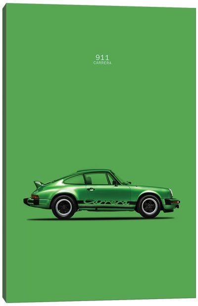 Porsche 911 Carrera Canvas Art Print - Automobile Art