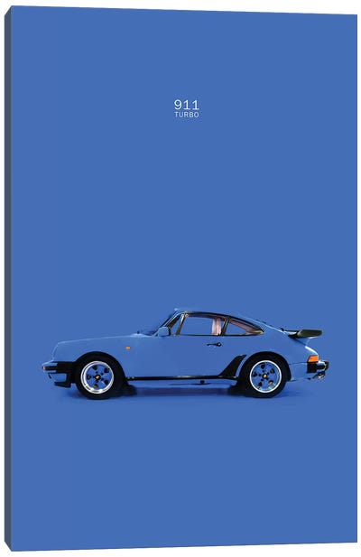 Porsche 911 Turbo Canvas Art Print - Automobile Art
