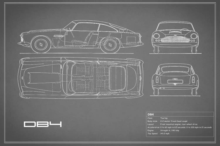 1962 Aston Martin DB4 (Grey)