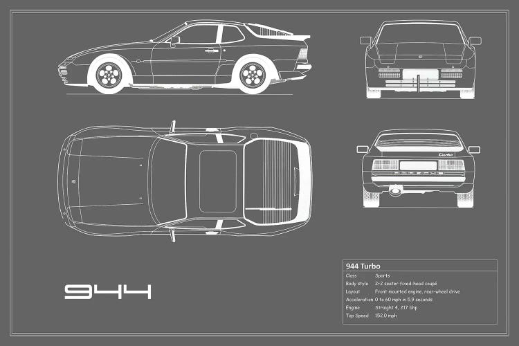 Porsche 944 Turbo (Grey)