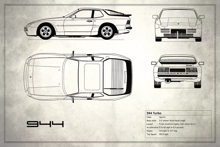 Porsche 944 Turbo (Vintage Silver)