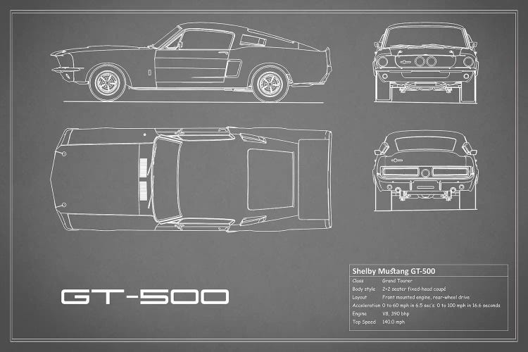 Shelby Mustang GT500 (Grey)