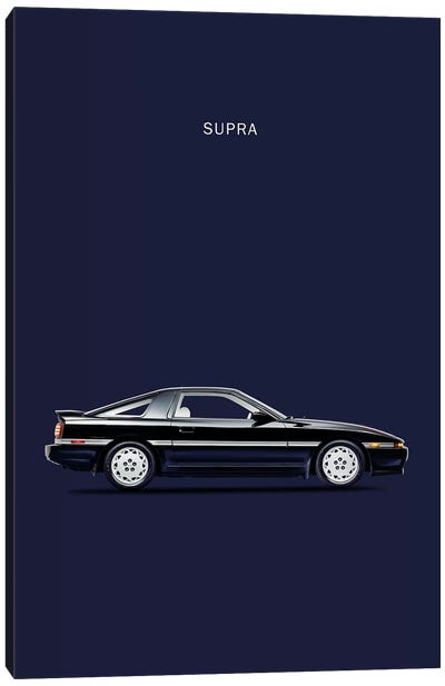 Toyota Supra Turbo Canvas Art Print - Top Art