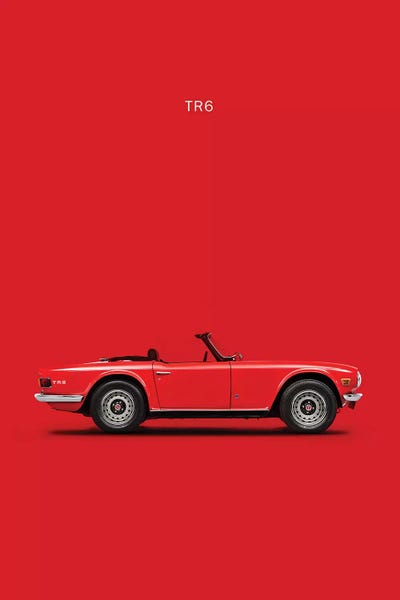 Triumph TR6 by Mark Rogan art print