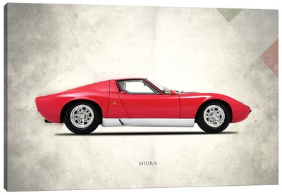 1967 Lamborghini Miura P400 Canvas Art Print