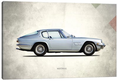 1969 Maserati Mistral Canvas Art Print - Maserati