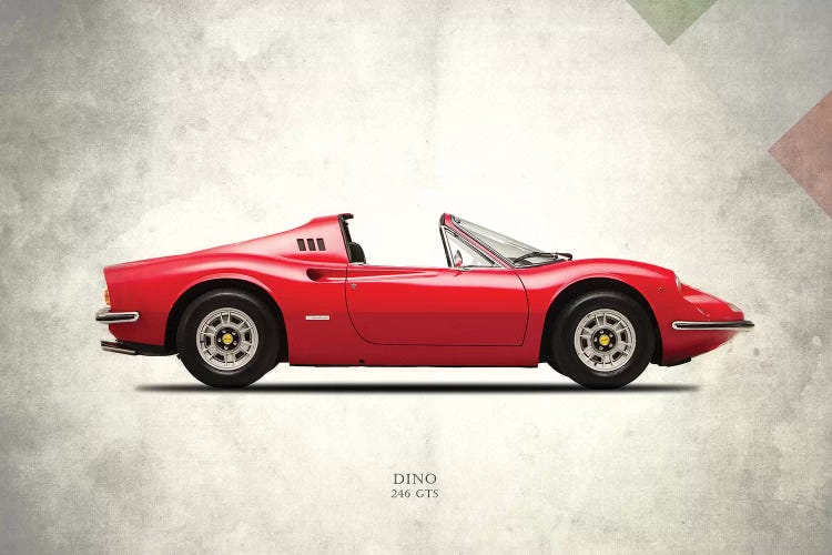 1973 Ferrari Dino 246 GTS by Mark Rogan wall art