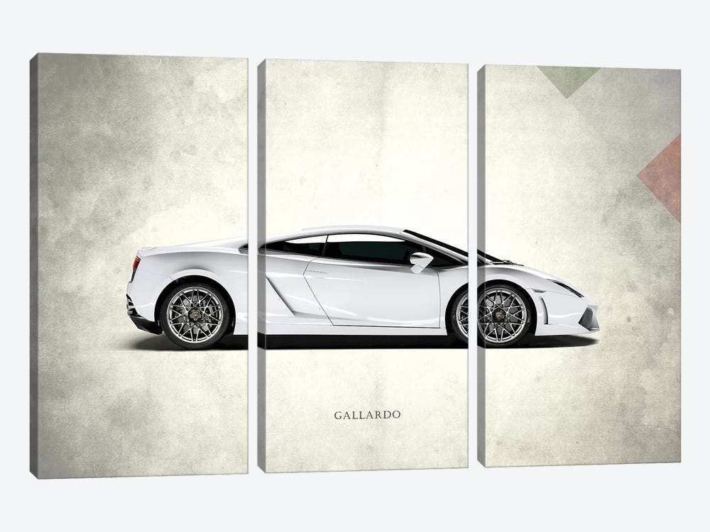 Lamborghini Gallardo by Mark Rogan 3-piece Art Print
