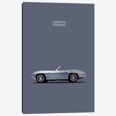 1965 Chevrolet Corvette Stingray Canvas Print #RGN30} by Mark Rogan Canvas Print