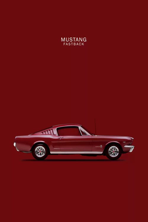 1965 Ford Mustang Fastback by Mark Rogan wall art