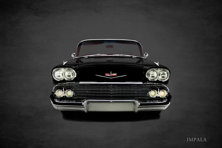 1958 Chevrolet Impala by Mark Rogan wall art
