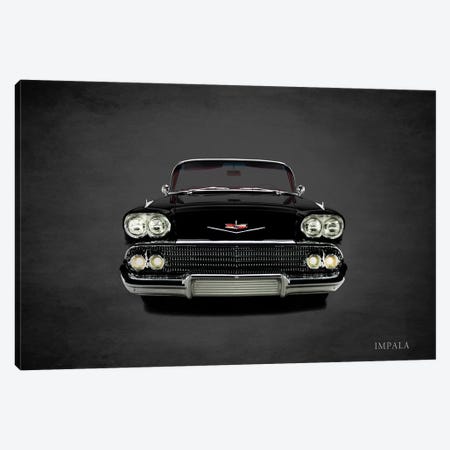 1958 Chevrolet Impala Canvas Print #RGN362} by Mark Rogan Canvas Art Print