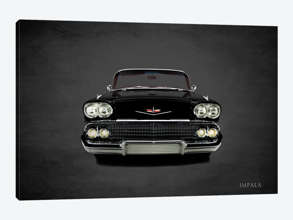 1958 Chevrolet Impala by Mark Rogan 1-piece Art Print