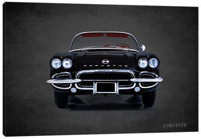 1962 Chevrolet Corvette Canvas Art Print - Cars By Brand