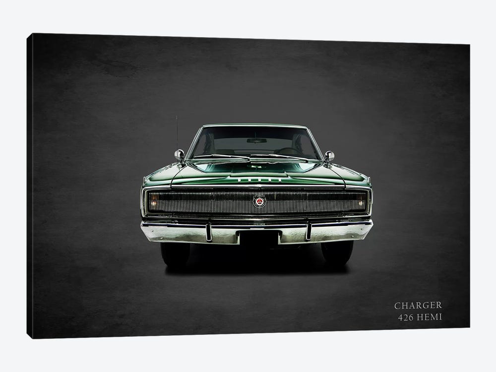 1967 Dodge Charger 426 Hemi Art Print by Mark Rogan | iCanvas