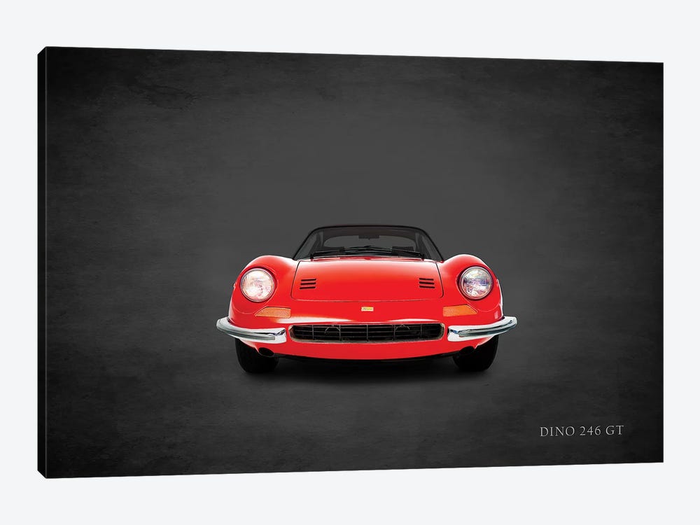 1969 Ferrari Dino 246 GT by Mark Rogan 1-piece Canvas Artwork
