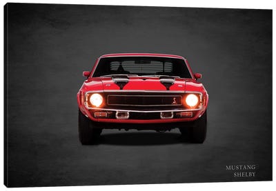 1969 Ford Mustang Shelby Canvas Art Print - Ford