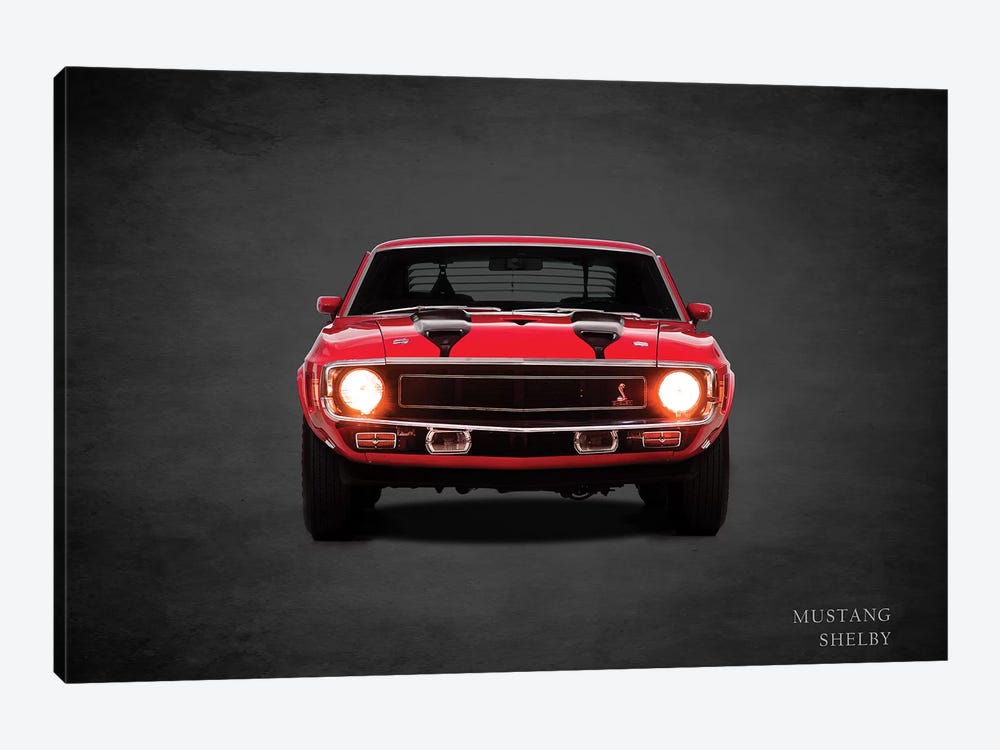 1969 Ford Mustang Shelby by Mark Rogan 1-piece Art Print