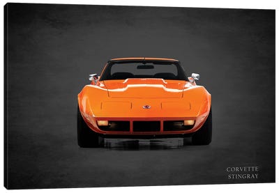 1974 Chevrolet Corvette Stingray Canvas Art Print - Chevrolet