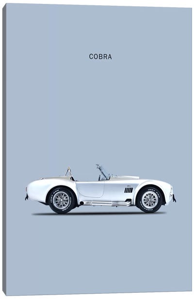 1965 Shelby Cobra Canvas Art Print - Mark Rogan