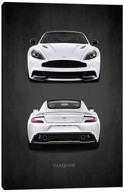Aston Martin Vanquish Canvas Art Print - Automobile Art