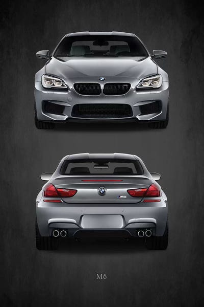 BMW M6 by Mark Rogan art print