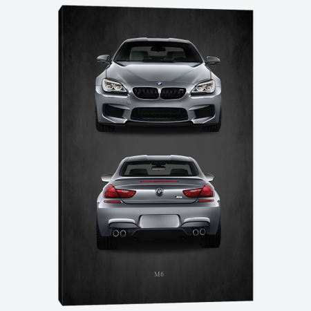 BMW M6 Canvas Print #RGN388} by Mark Rogan Art Print