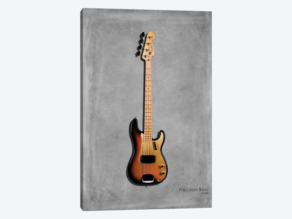 Fender Precision Bass '58 by Mark Rogan 1-piece Art Print