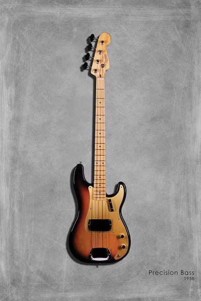Mark Rogan: Fender Precision Bass '58 by Mark Rogan
