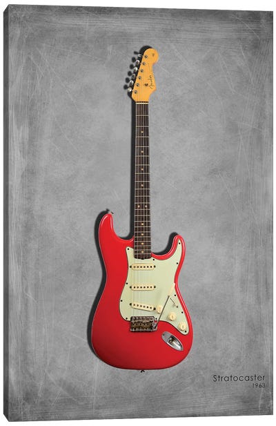 Fender Stratocaster '63 Canvas Art Print - Mark Rogan