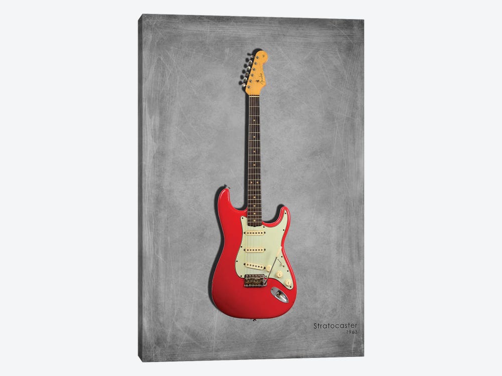Fender Stratocaster '63 by Mark Rogan 1-piece Canvas Art Print