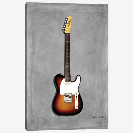 Fender Telecaster '64 Canvas Print #RGN415} by Mark Rogan Canvas Artwork