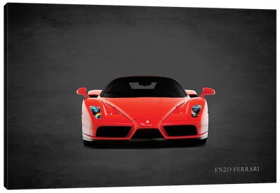 Ferrari Enzo, Front Canvas Art Print - Ferrari