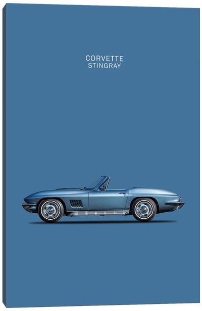 1967 Chevrolet Corvette Stingray Canvas Art Print - Automobile Art