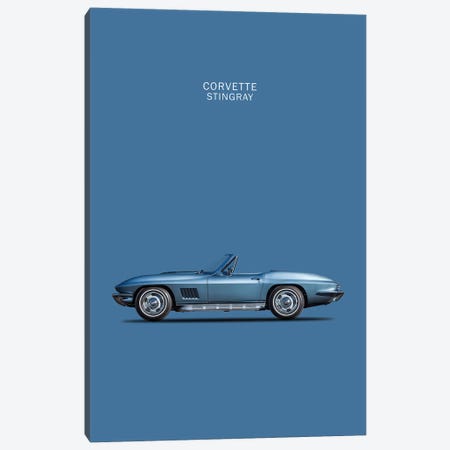 1967 Chevrolet Corvette Stingray Canvas Print #RGN41} by Mark Rogan Canvas Art