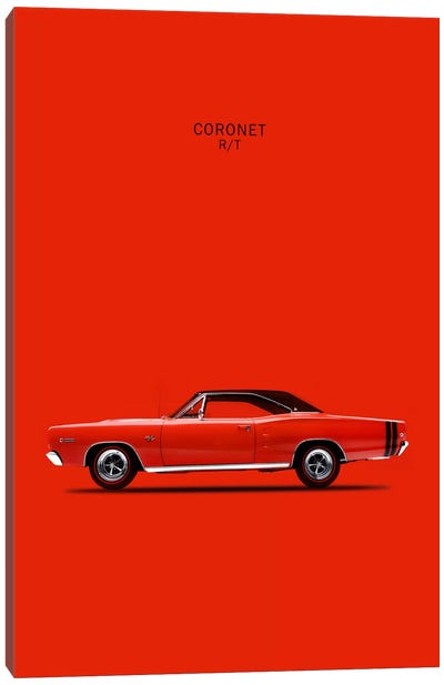 1968 Dodge Coronet R/T 426 Hemi Canvas Art Print - Dodge