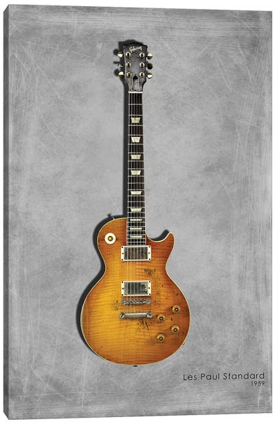 Gibson Les Paul Standard, 1959 Canvas Art Print - Musical Instrument Art