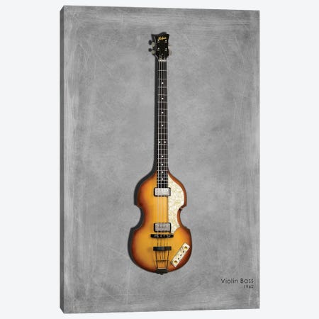 Hofner Violin Bass '62 Canvas Print #RGN442} by Mark Rogan Canvas Art