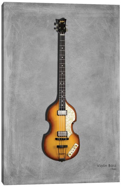 Hofner Violin Bass '62 Canvas Art Print - Violin Art