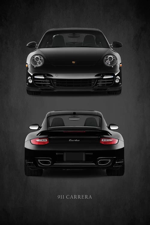 black porsche 911 turbo wallpaper