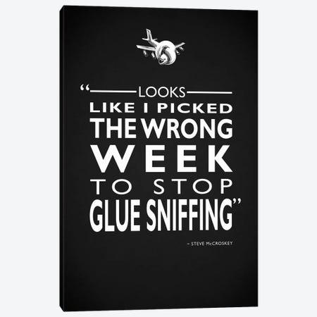 Airplane - Glue Sniffing Canvas Print #RGN469} by Mark Rogan Canvas Art