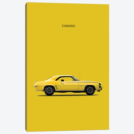 1969 Chevrolet Camaro Canvas Print #RGN46} by Mark Rogan Art Print